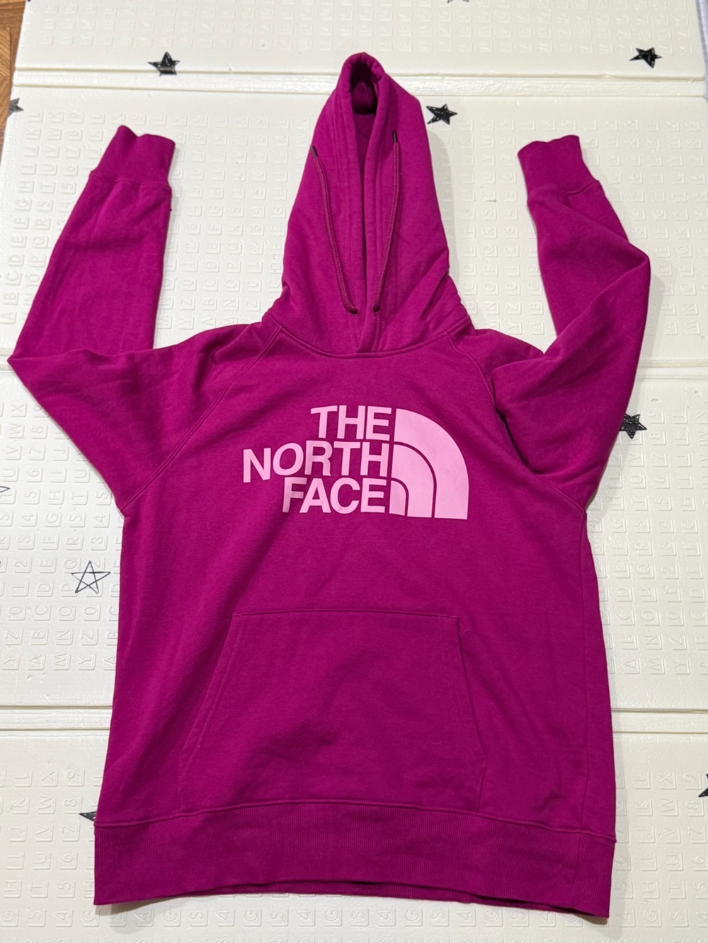 The North Face Fuchsia/Pink Logo Pullover Hoodie